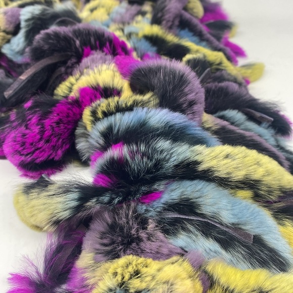 Rex Rabbit Fur Shawl/Scarf - Picture 6 of 6